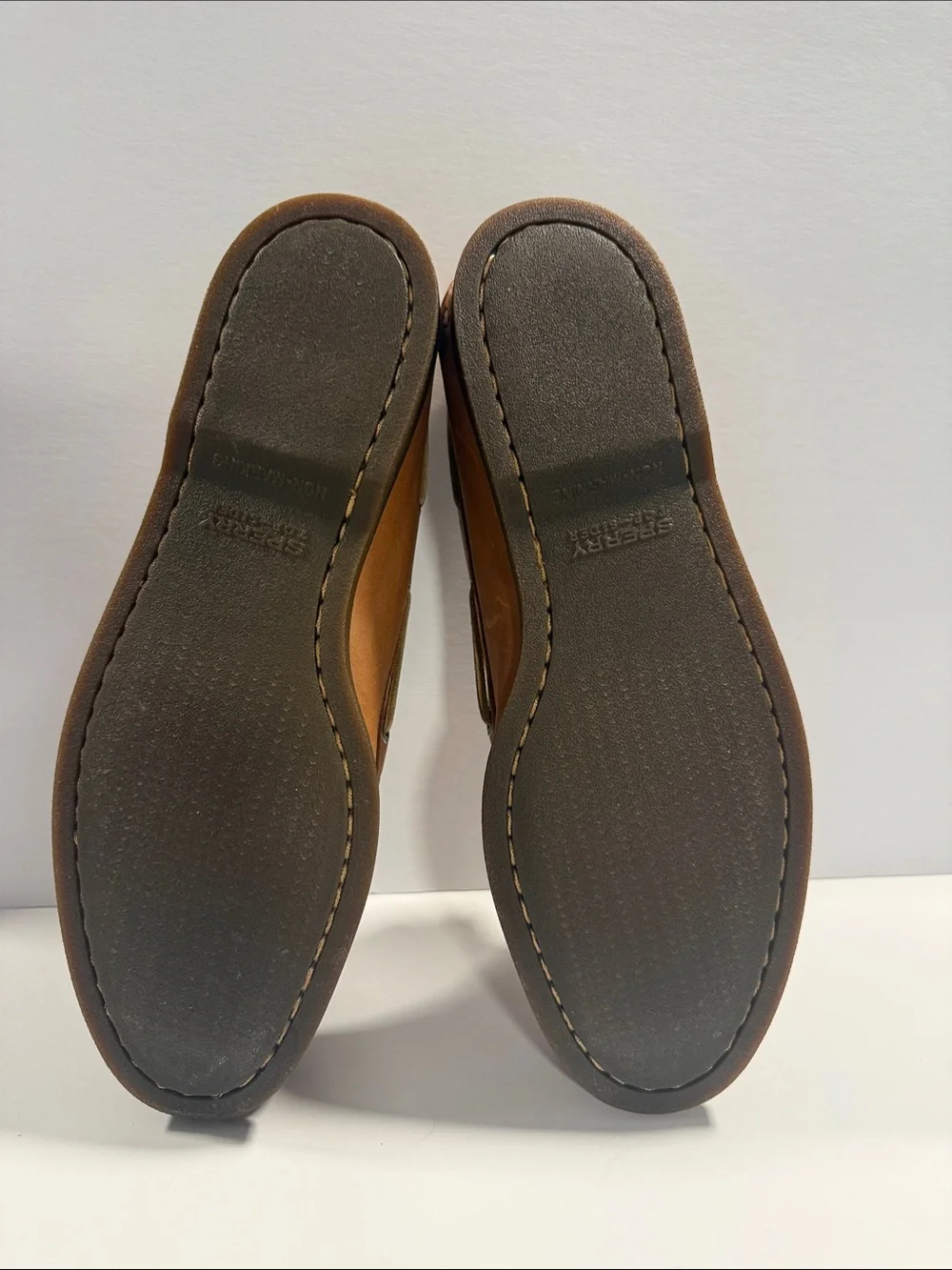 Sperry Men's Tan Leather Boat Shoes